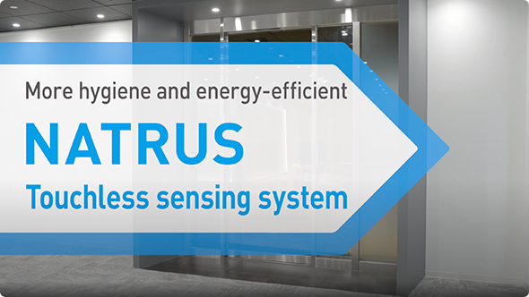 Cửa tự động NABCO hệ thống cảm biến không chạm NATRUS