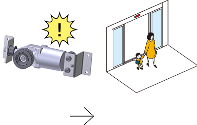 Hệ thống cửa phát hiện bộ phận bị lỗi để đảm bảo hoạt động tối ưu.